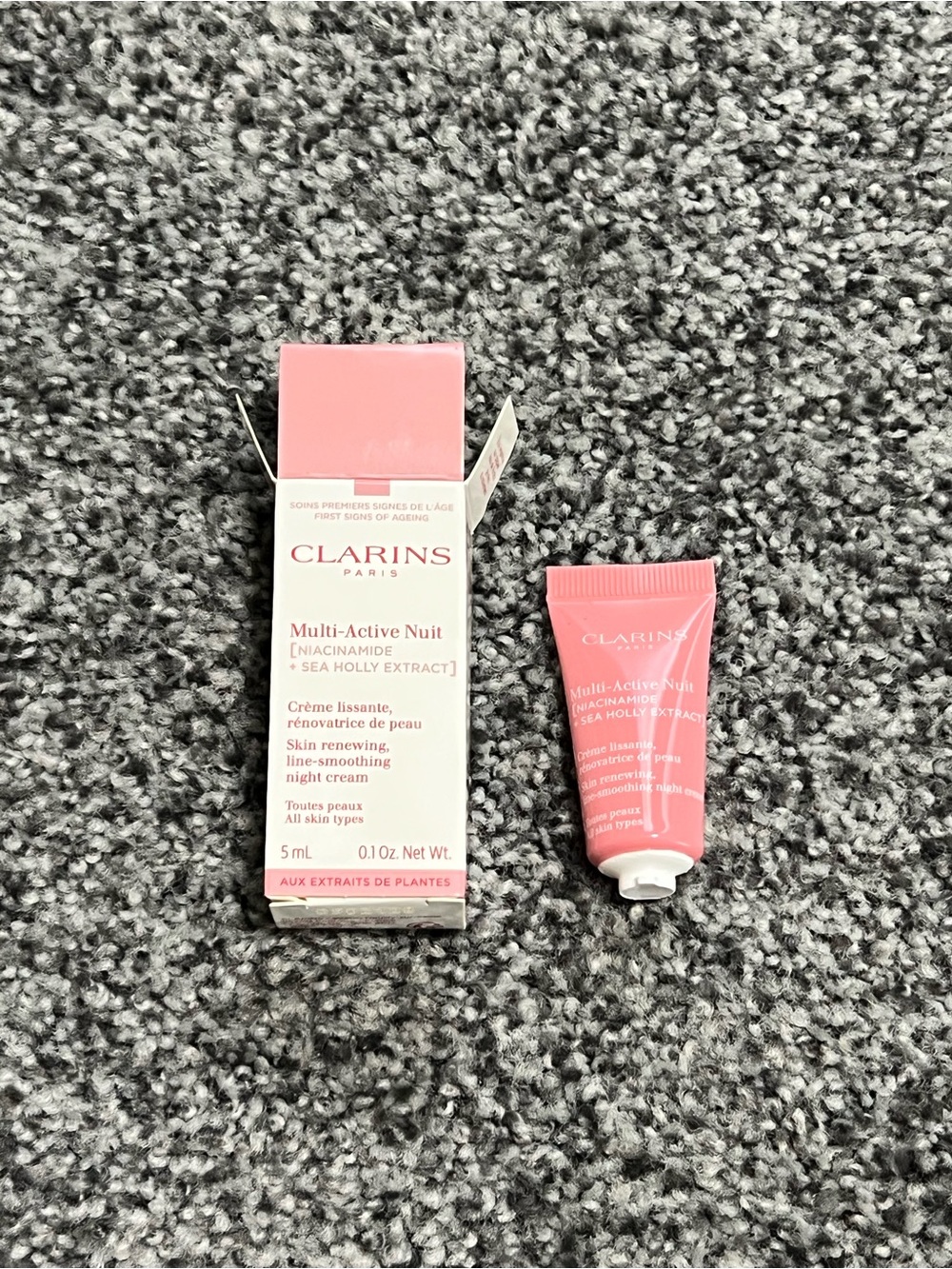 💋3/$15💋Clarins Multi-Active Nuit Cream Sample Size 0.10 oz. NIB